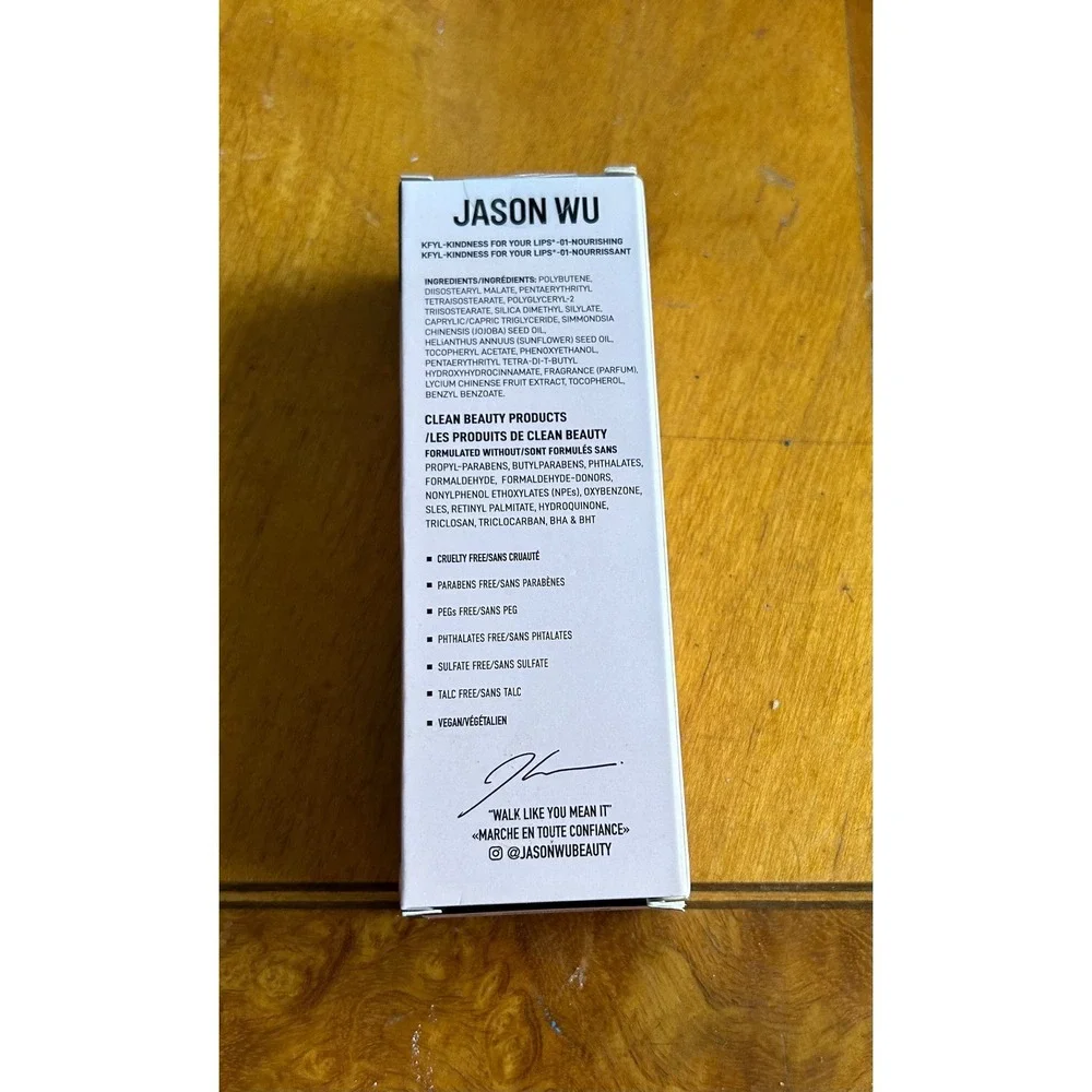 Jason Wu Beauty Kindness For Your Lips Healing Lip Oil 01 Nourishing 0.16oz NEW